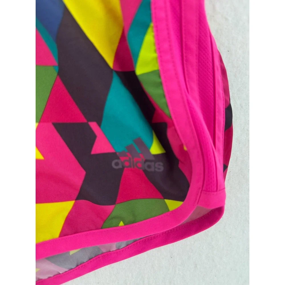 Adidas - Running Shorts Geometric Kaleidoscope Climalite - Multi - XS - Womens